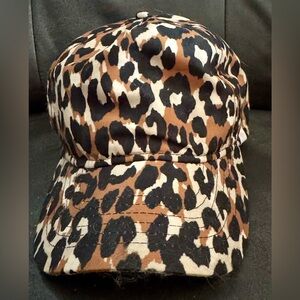 Kate Spade Leopard Hat ~